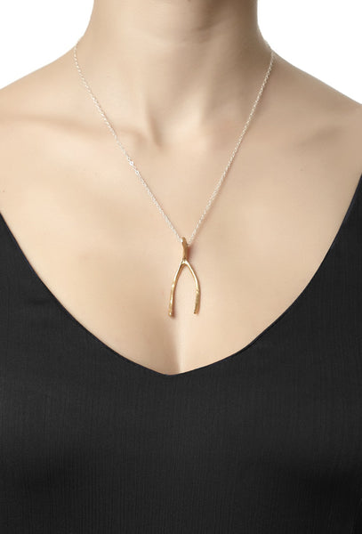 The Partridge Wishbone Necklace